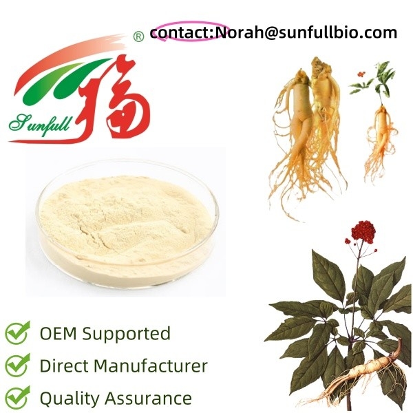 Ginseng Ekstrakt Ürün Özellikleri 10~30% UV tarafından ginsenosidler 15% 20% HPLC tarafından ginsenosidler 80% UV tarafından ginsenosidler ((Stem & Leaves) Ginseng Düz toz Ginseng Ekstraktlarının farklı özellikleri kullanılabilir