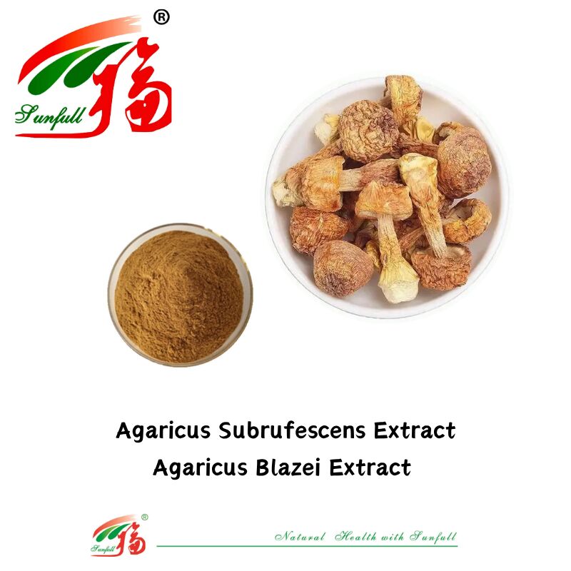 Hunan Sunfull Gıda Takviyeleri Agaricus Subrufescens/Hericium Erinaceus/Antrodia/Cordyceps Sinensis/Coriolus Versicolor/Manjura Ekstraksi Tozu