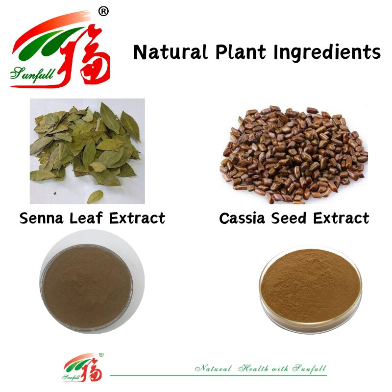 ISO/Kosher Sindirimini Artırır Gıda Sınıflı Cassia Tohumu Ekstrakti 10: 1 / 20% HPLC Sennosides Senna Yaprak Ekstrakti