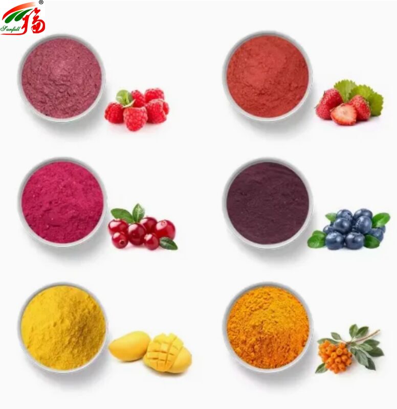 Meyve İçerikleri Sağlıklı Yiyecekler Yüksek Kalite İyi Lezzet ve Suda Çözünürlük İçecekler Dondurularak Kurutulmuş Toz Çeşitli Meyve Tozu