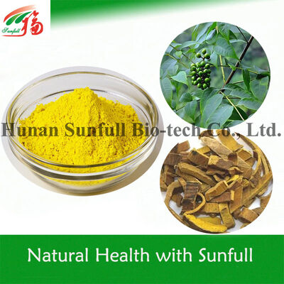 Antibakteriyel Ekstrakt Berberin hcl, CAS numarası 633-65-8 olan Berberis türünden (Barberry) Sarı Kristal Toz