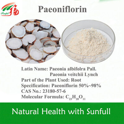 Yaşlanma Karşıtı CAS 23180-57-6 için Paeoniae Radix Alba Özü% 90 Paeoniflorin